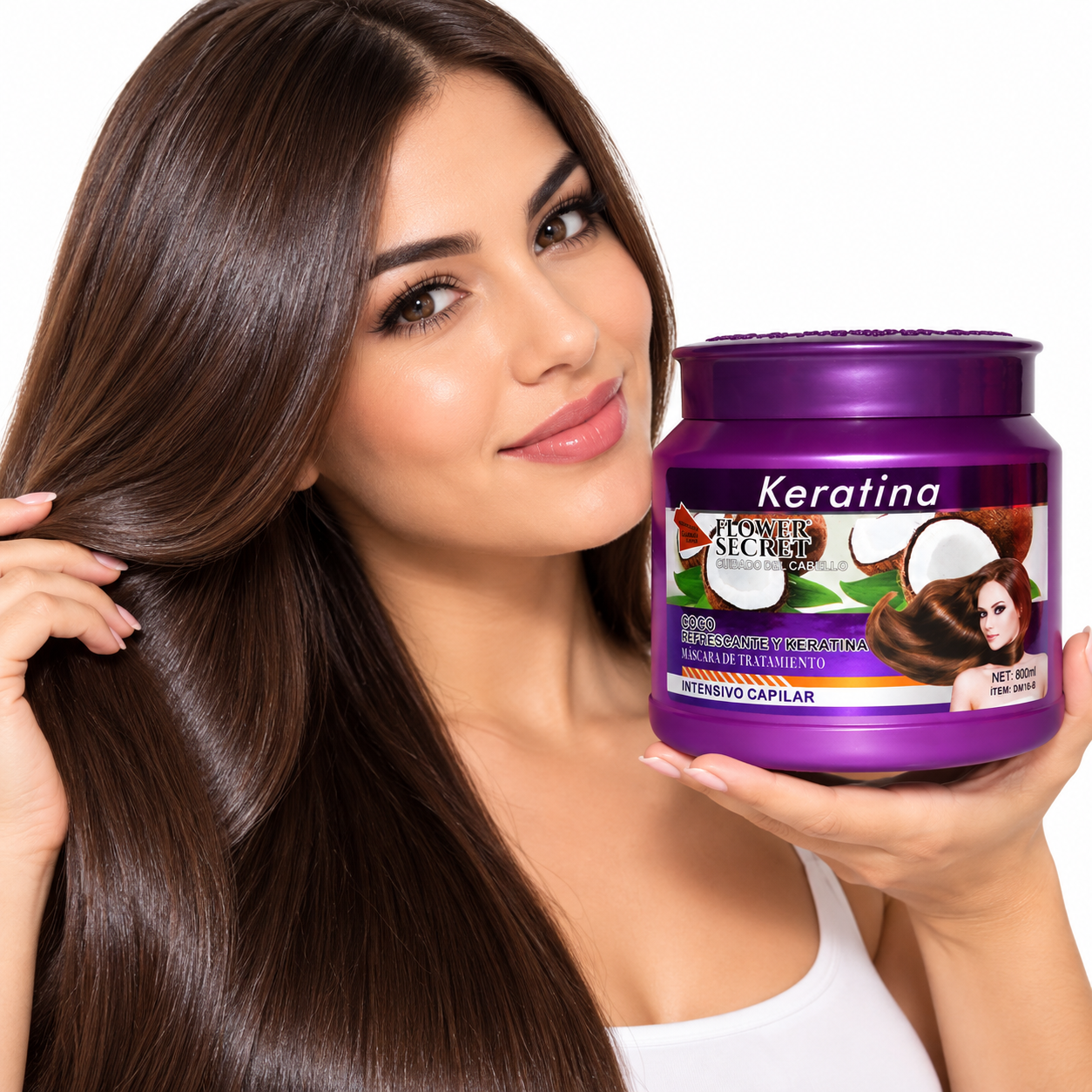 Keratina Capilar Flower Secret con Coco 800 ml