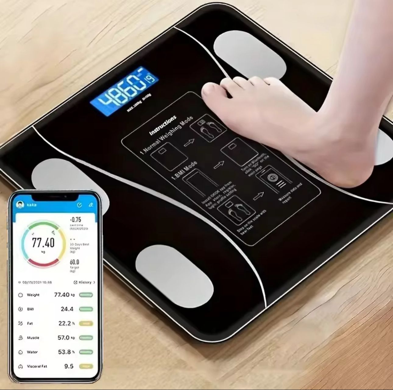 Balanza digital Bluetooth