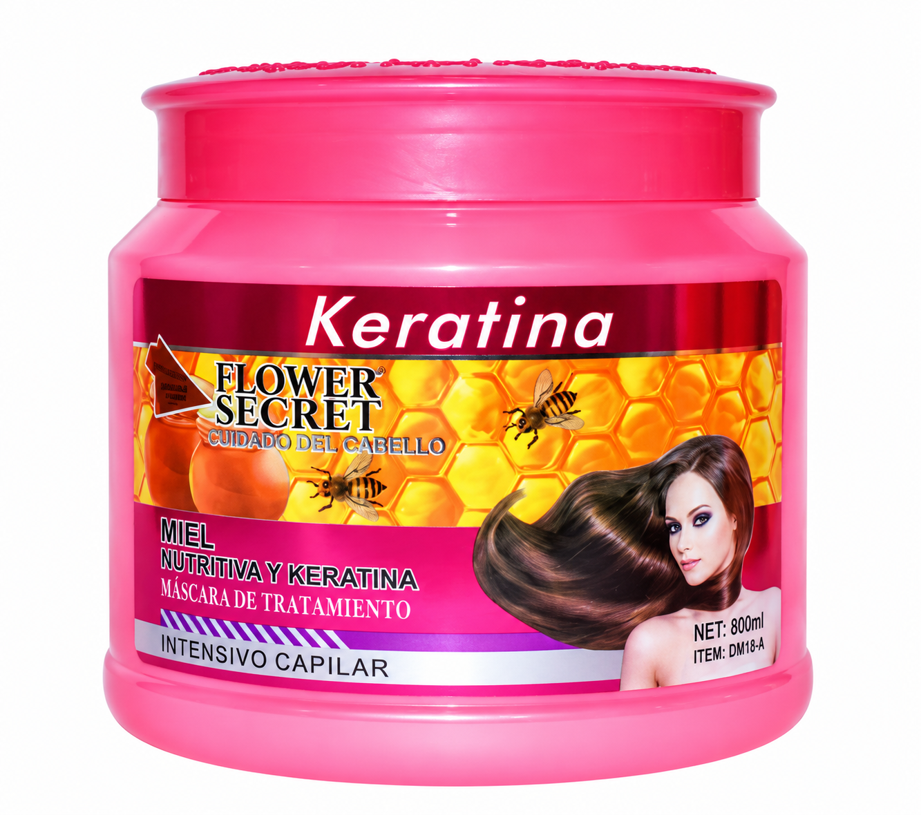 Keratina Capilar Flower Secret con Miel 800 ml