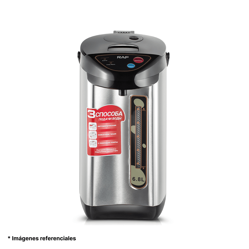 Hervidor Electrico De Acero Inoxidable RAF De 6.8 Mantenimiento De Calor 8 - 10hrs Lt R7905