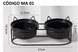 Plato de losa para perro y gato