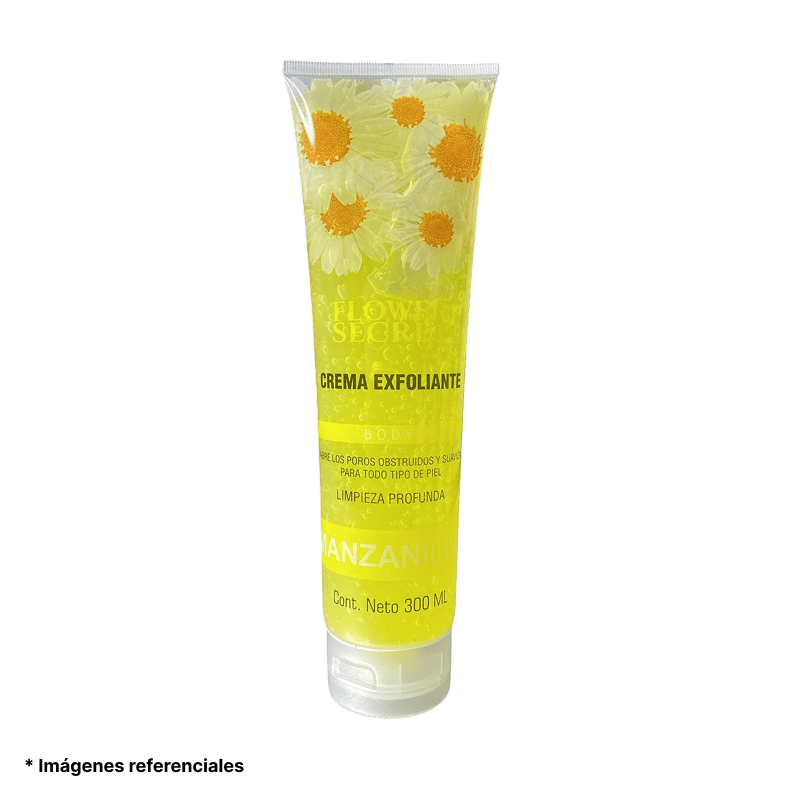 Crema exfoliante Flower Secret manzanilla 300 ml