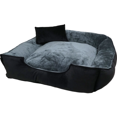 CAMA PARA PERRO Y GATO COLOR NEGRO