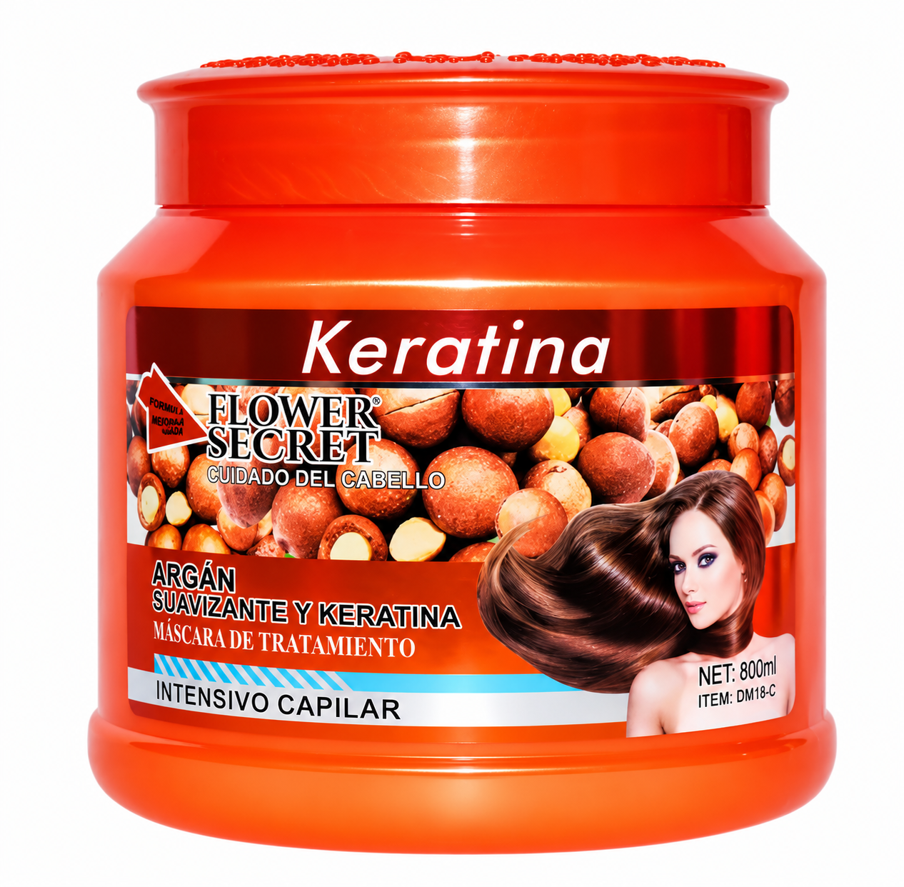 Keratina Capilar Flower Secret con Argán 800 ml