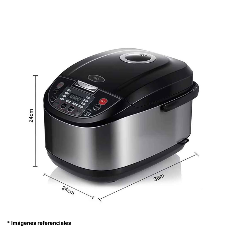 Olla Arrocera Multifuncion RAF De 5 Lt R0110