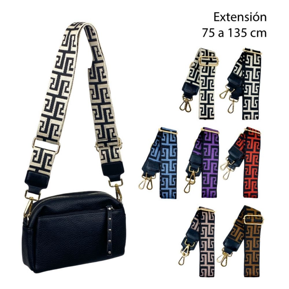 Correa para Cartera Diseño Griego Ajustable