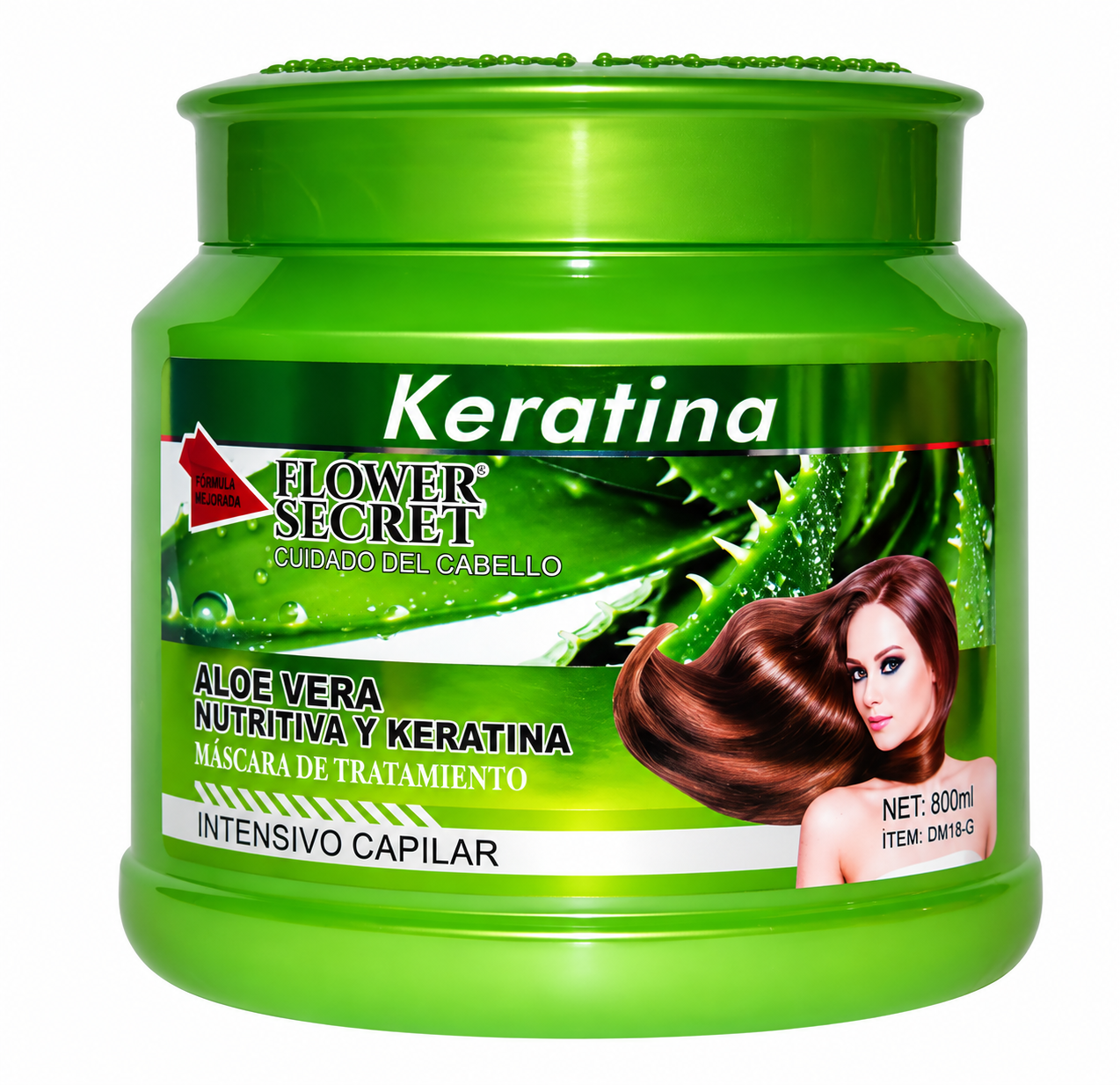 Keratina Capilar Flower Secret con Aloe Vera 800 ml
