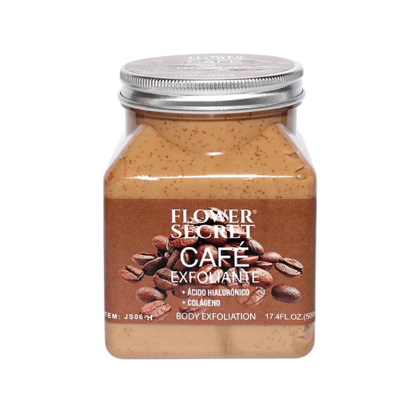 Crema exfoliante Flower Secret café 500 ml