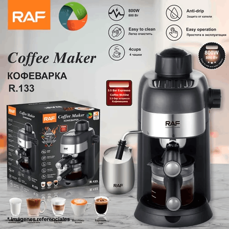 Cafetera Portatil RAF para 4 tazas R133