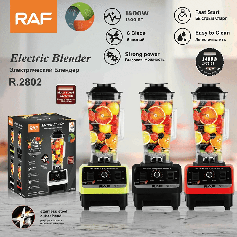 Licuadora Multifuncional RAF de 2.0L R.2828