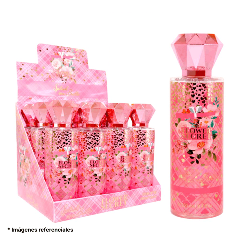 Splash Con Brillo Flower Secret 250ml XT38