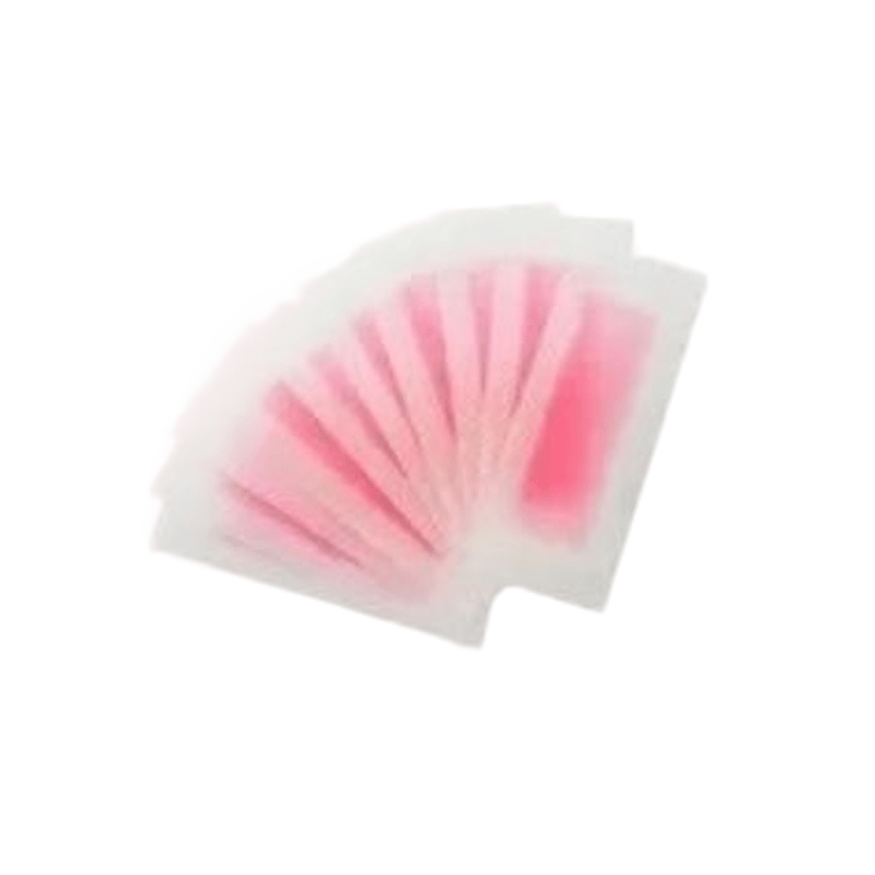 Bandas de cera depilatorias para el rostro Flower Secret rosa 12pcs