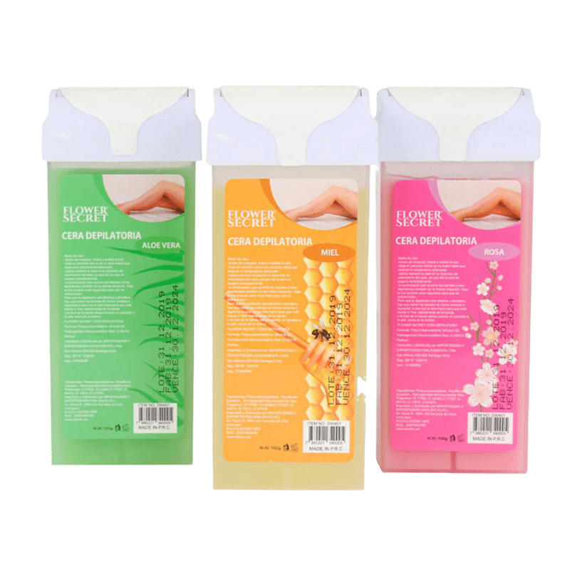 Cera depiladora en roll-on Flower Secret