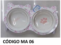 Platos de losa para perro o gato