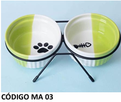 Plato de losa para perro y gato