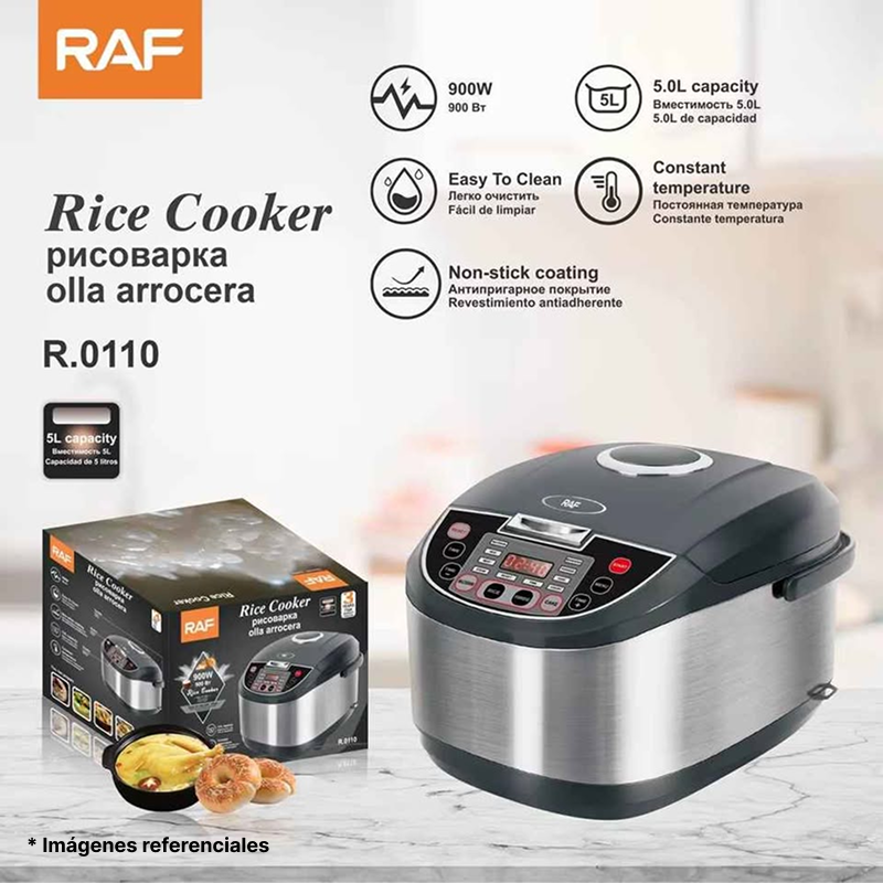 Olla Arrocera Multifuncion RAF De 5 Lt R0110