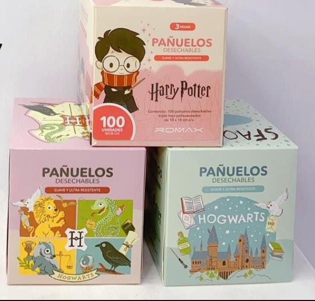 Caja papel tissue Harry Potter