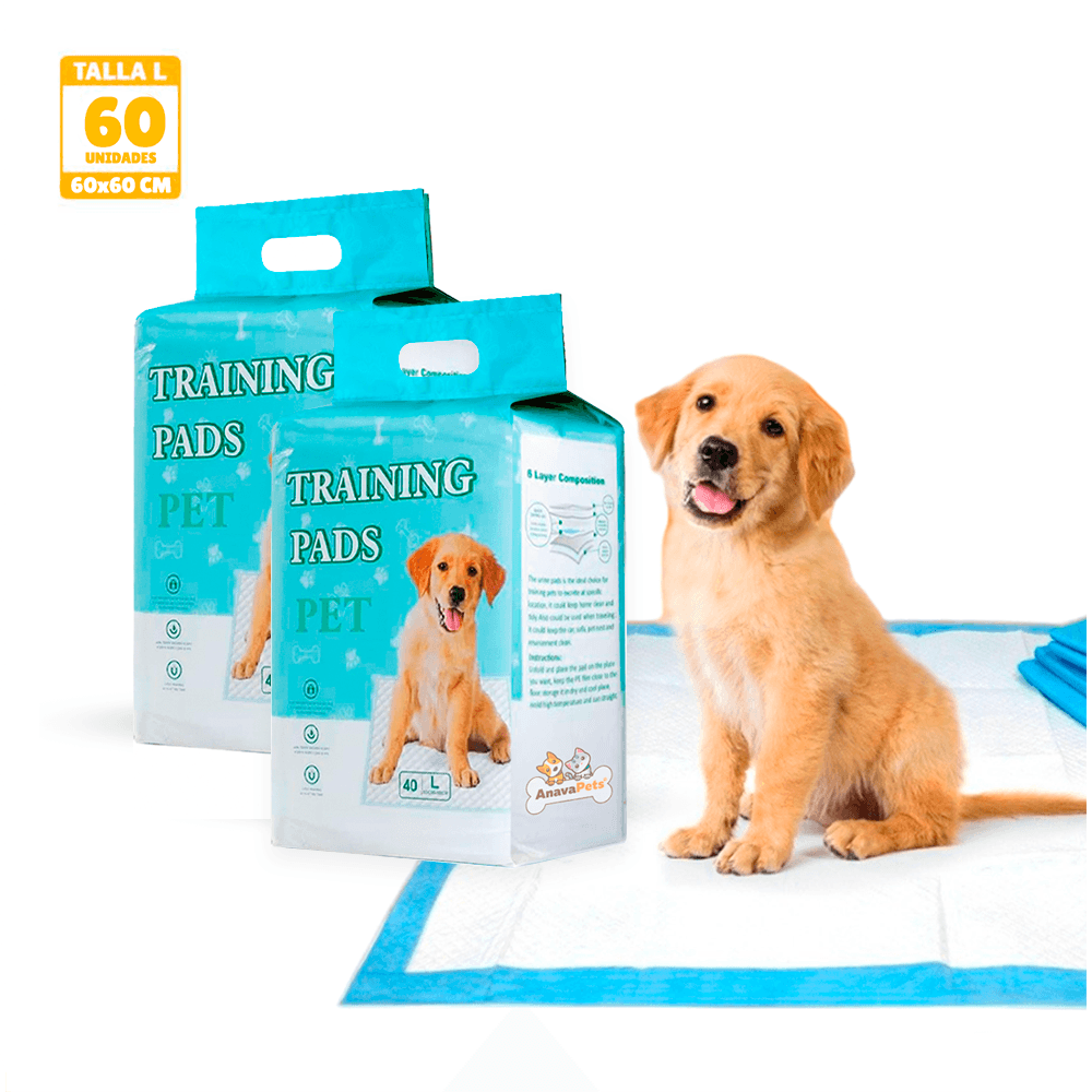 Pañales de Piso para Mascotas de 6 Capas - Absorción Superior y Control de Olores