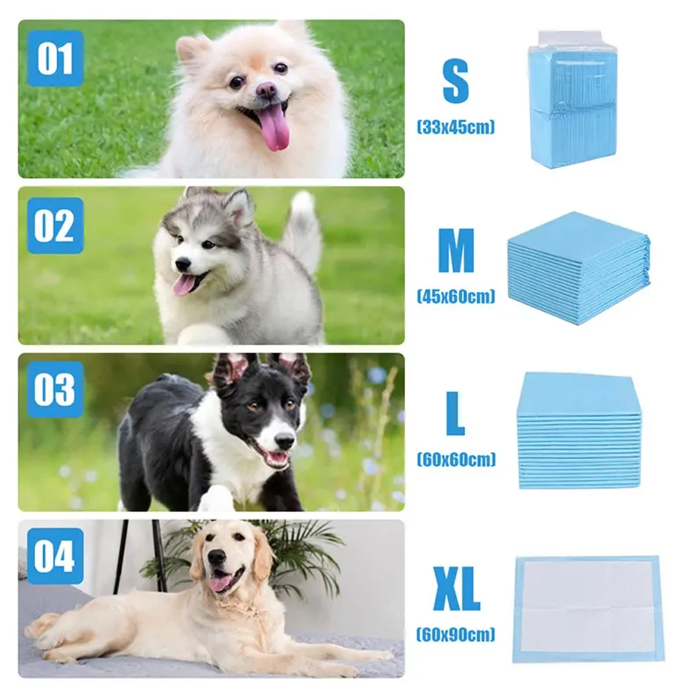 Pañales de Piso para Mascotas de 6 Capas - Absorción Superior y Control de Olores