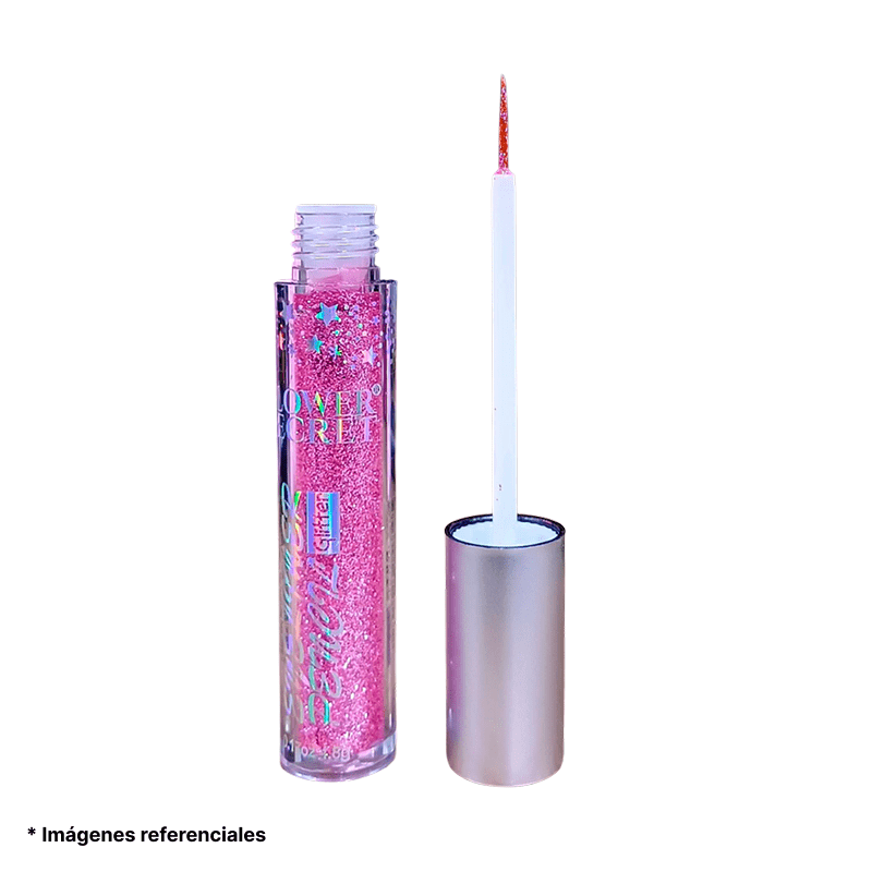 Delineador líquido con glitter Flower Secret 4.8 g