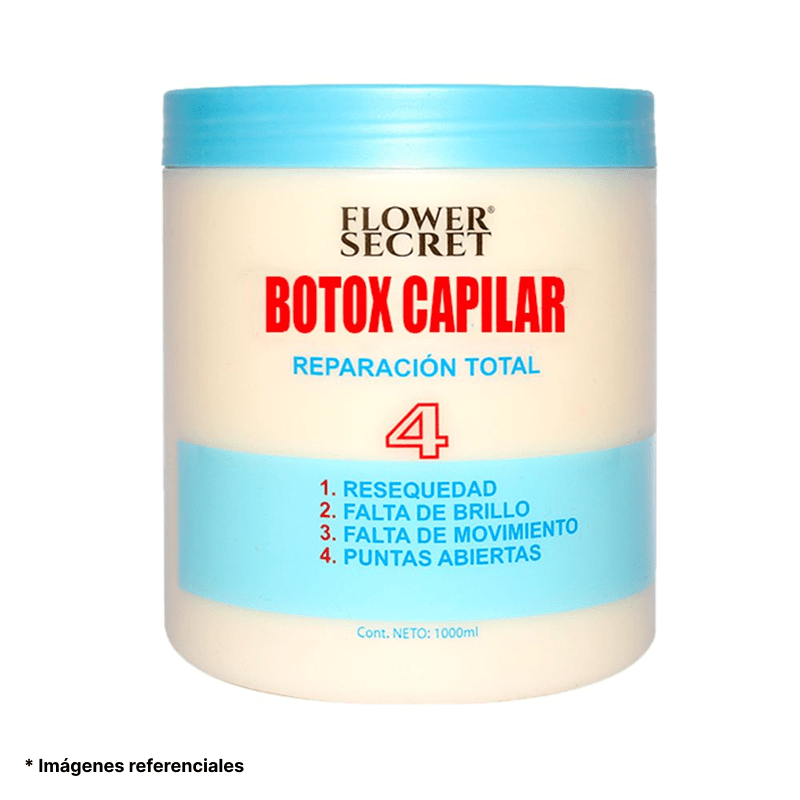 Crema Capilar Reparación Total Botox Flower Secret 1000ml