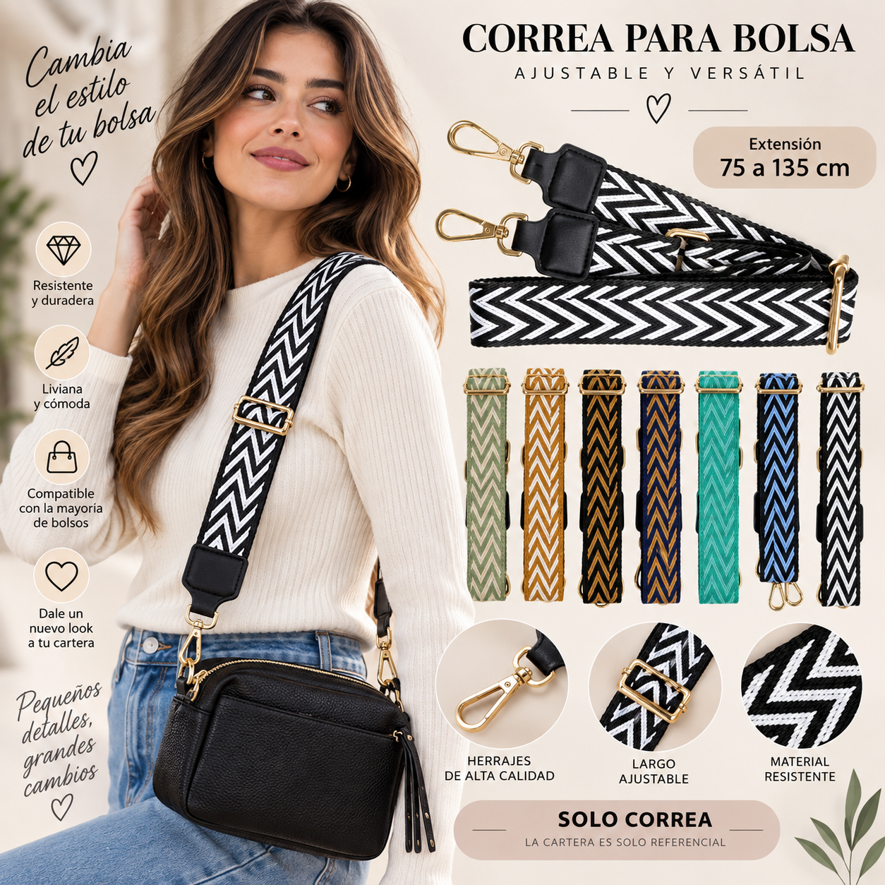 Correa para Cartera Ajustable C03
