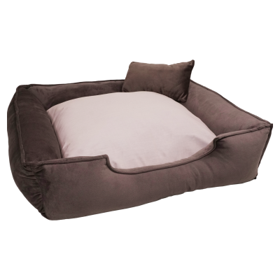 CAMA PARA PERRO y GATO COLOR MARRON