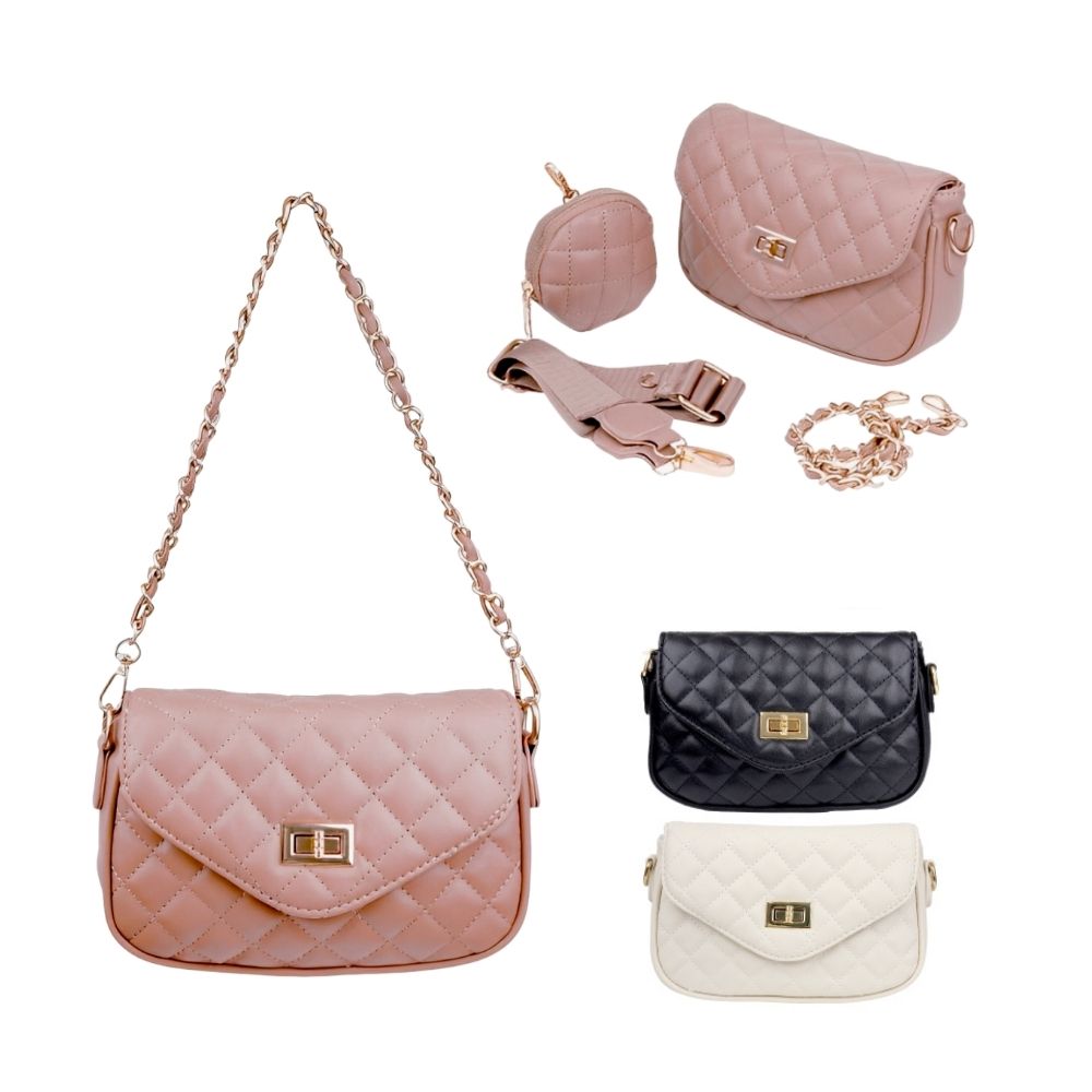 Cartera para Mujer con Accesorios