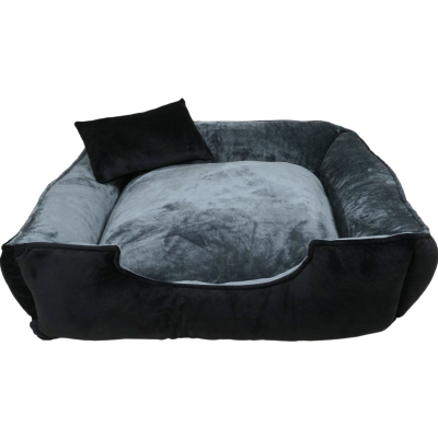 CAMA PARA PERRO Y GATO COLOR NEGRO