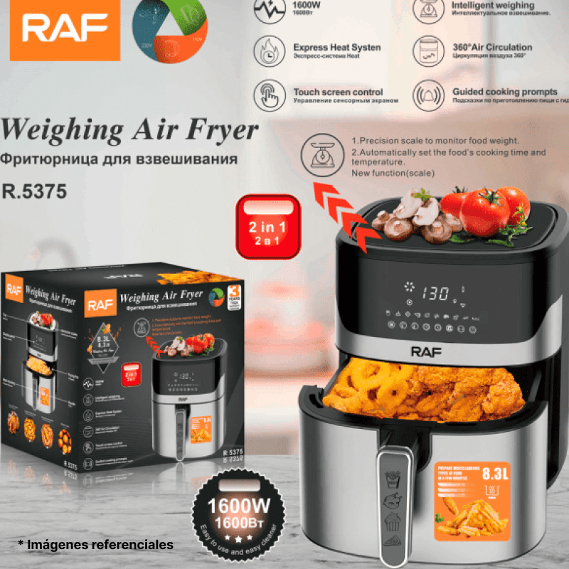 Maquina 2 En 1: Cocina + Pesa Con Precision Profesional RAF de 8.3 Lt R5375