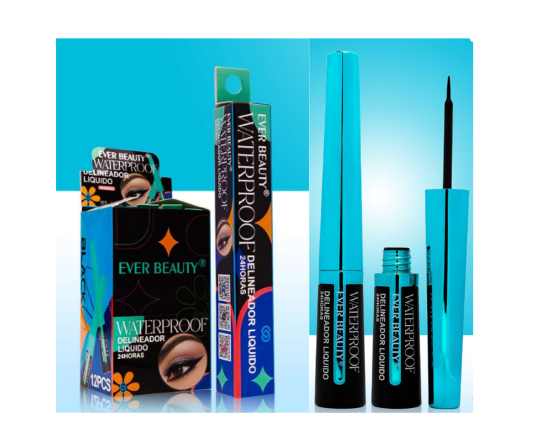Delineador Líquido Waterproof Ever Beauty