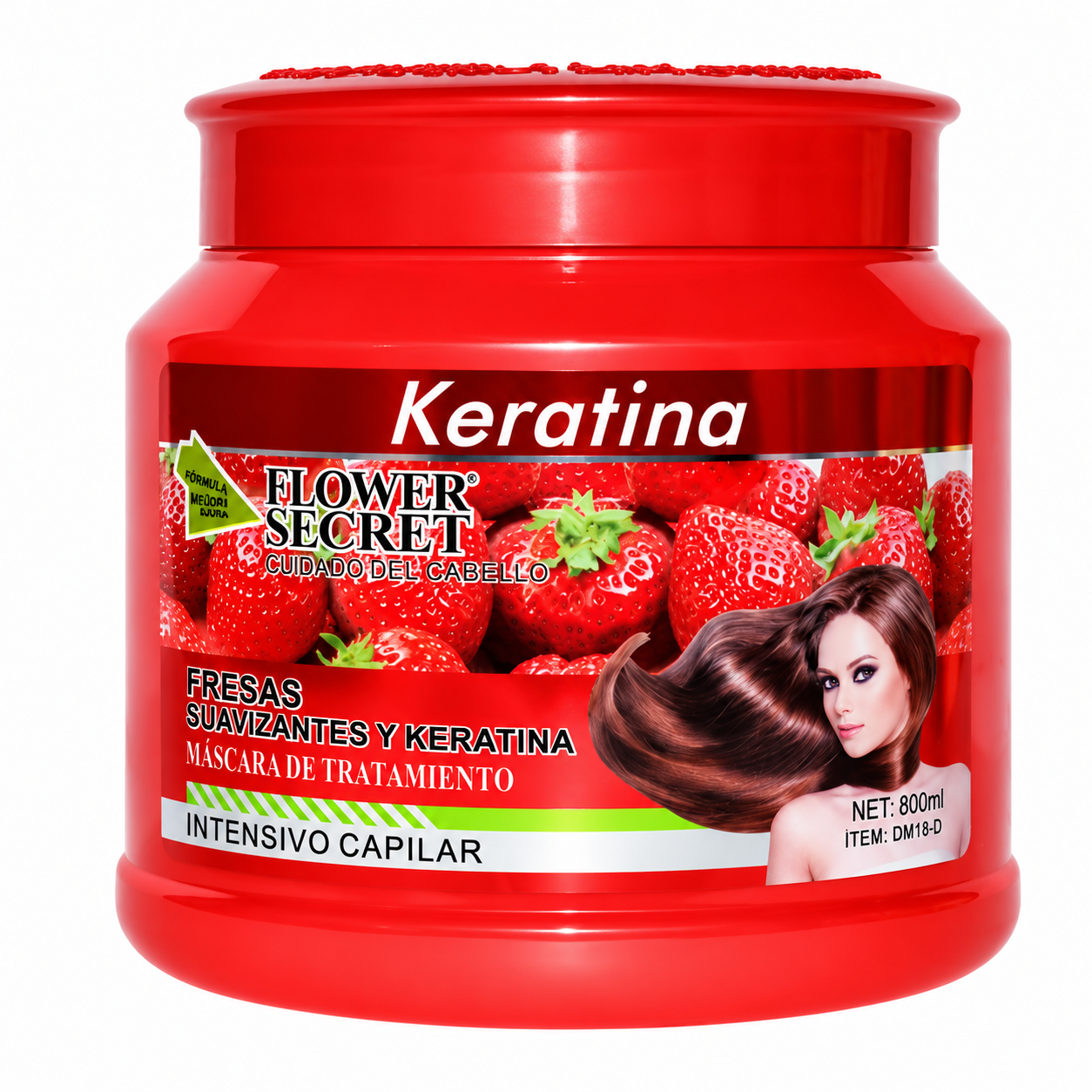 Keratina Capilar Flower Secret con Fresas 800 ml