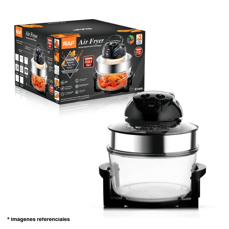 Freidora De Aire Halogena Multifuncion RAF De 17 Lt R5406