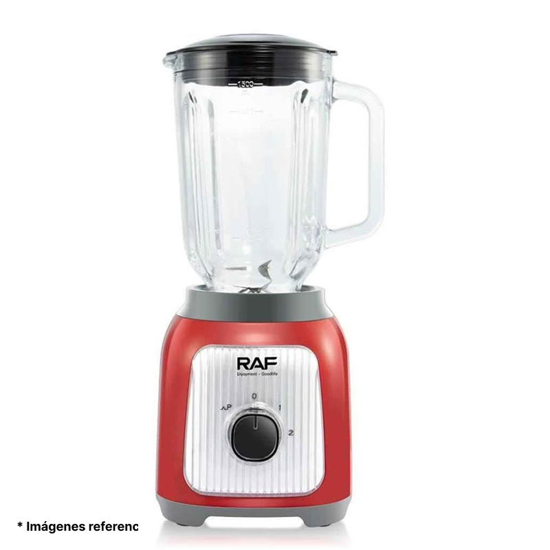Licuadora Jarra de vidrio 2 en 1 RAF de 1.5 Lt R2892