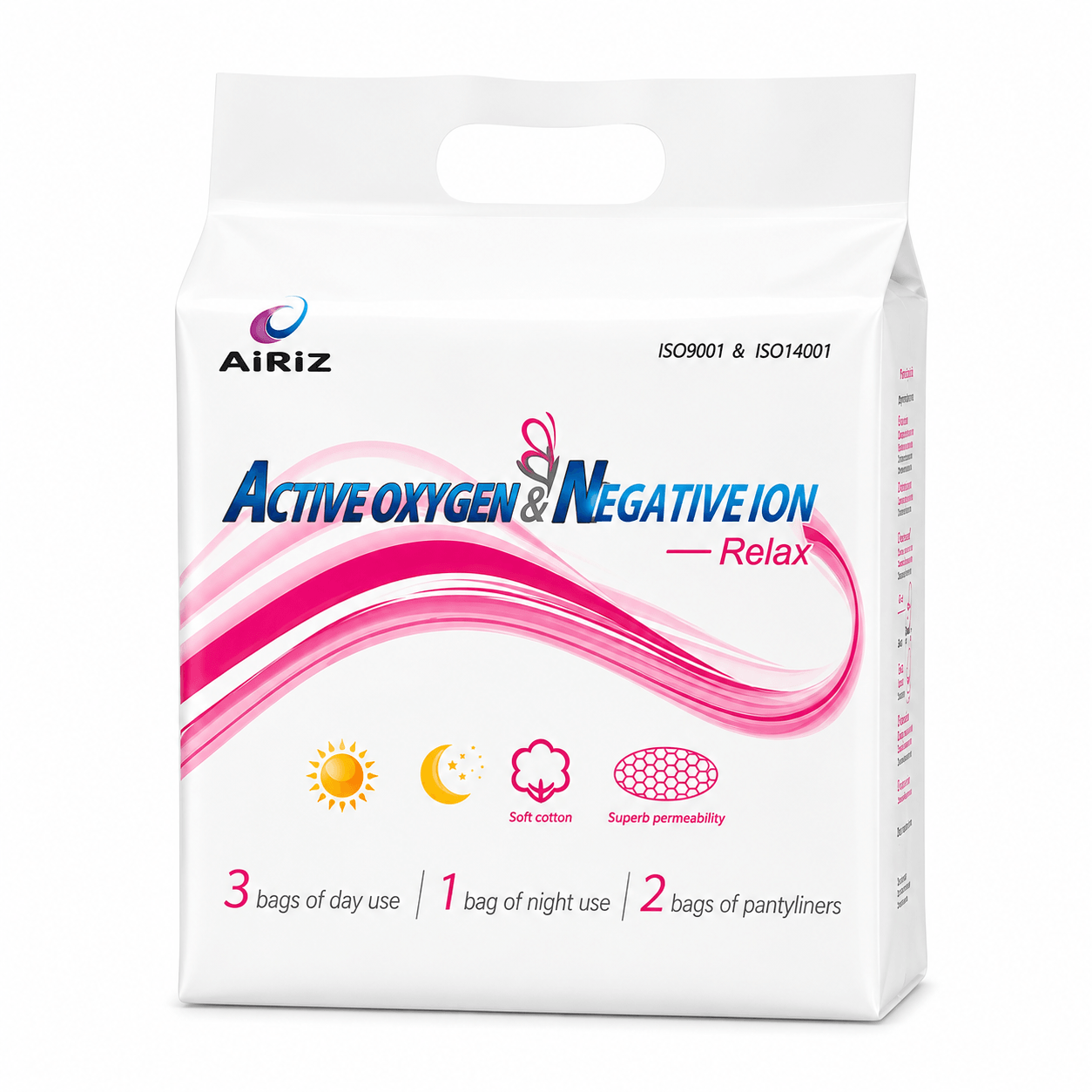Set de Toallas Higiénicas Airiz x 6 Paquetes – Día y Noche
