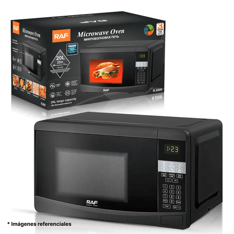 Horno Microondas Digital De Encimera RAF De 20 Lt R8009